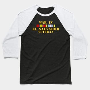 El Salvadorian War Veteran w  EXP SVC Baseball T-Shirt